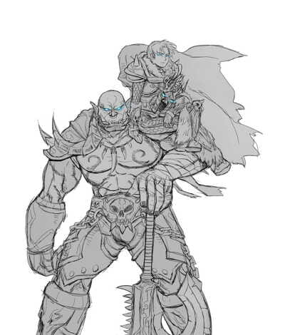 Lich King Anduin and Death..